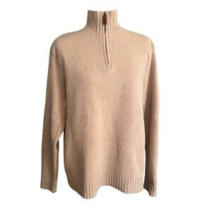 Polo Ralph Lauren Vintage 90’s 100% Lambswool 1/4 Zip Sweater